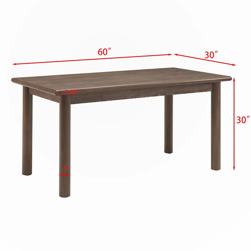 60" Rectangular Dining Table for 6 Person - On Sale - Overstock - 41267653